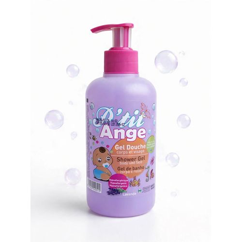 Generic Gel Douche P'tit Ange à la Lavande 350ML (Corps et Visage) Pour bebe