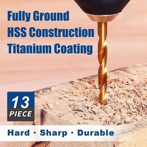 product_image_name-Generic-Jeu de forets hélicoïdaux de 1.5 à 6.5mm, 13 pièces, titane, tige ronde, outil de perçage de trous, noyau, outils pour le travail du bois, forets pour métaux durs Meche pour perceuses visseuses-5