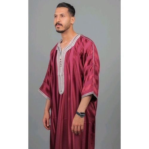 Fashion Boubou Marocain Brode Bordeaux Prix pas cher Jumia CI