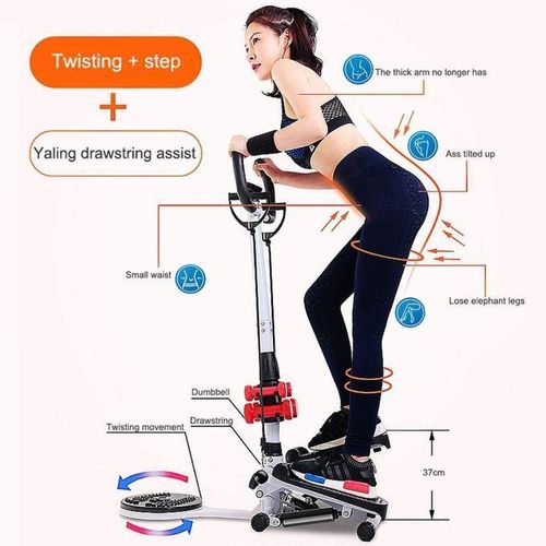 product_image_name-Generic-Mini-Stepper Équipement D'exercice Avec Plaque De Taille Torsadée/haltère/affichage, Mini Combustion De Calories Pour Salle De Sport à Domicile-5