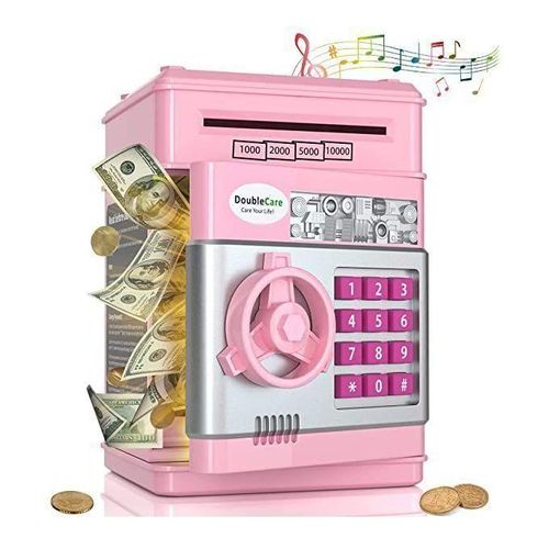 product_image_name-Generic-Tirelire Coffre-fort électronique De Pièces Et Billets - Coffre-fort Avec Le Code De Sécurité-2