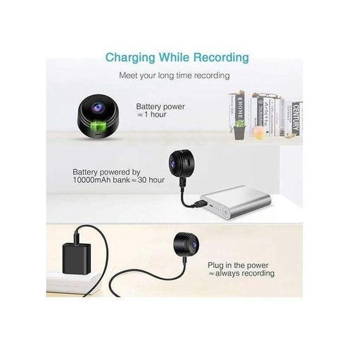 product_image_name-Generic-Mini Camera A9 Espion Cachée Enregistreur, Full HD 1080P Micro Caméra WiFi-2