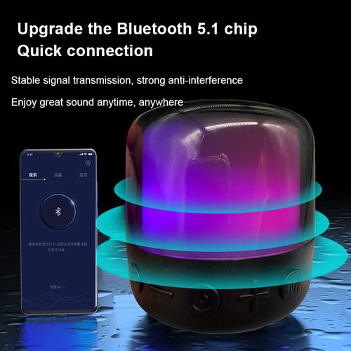 Vente Haut-parleur Portable boîte à musique bluetooth LED