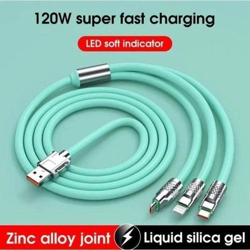 product_image_name-Generic-Câble 3 Bouts De Charge Rapide-1