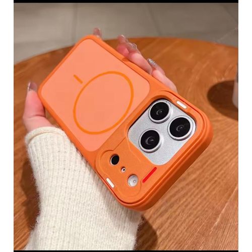 Generic Coque iphone 16 pro orange auto
