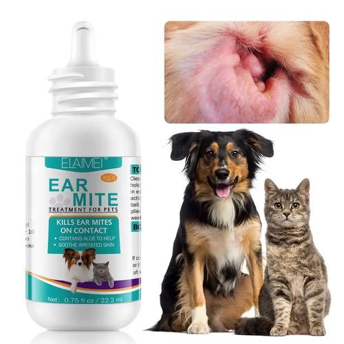 ELAIMEI Nettoyant D'oreille Pour Chat Et Chien 22,2ml - Prix pas cher