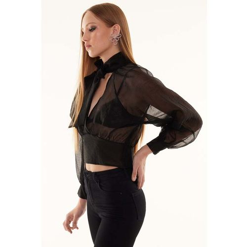 product_image_name-Trendyol-Chemisier Court Noir Effet Transparent TPRSS24BZ00013-2