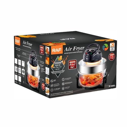 product_image_name-RAF-Friteuse à Air Multifonctionnelle  R.5406 - Friteuse électrique 3500 W - Four Halogène Multifonctionnel 12L -2