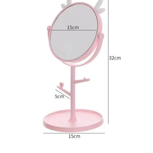 product_image_name-Generic-Miroir de Maquillage avec Support de Rangement – Design Élégant-1