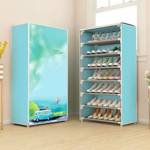 product_image_name-Generic-Armoire de Rangement Chaussures Multi-Niveaux avec Housse-2