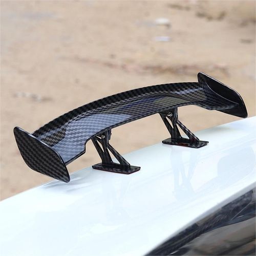 Voiture Universel Mini Spoiler Queue Aile Fibre de Carbone Look Mini  Modifié Ailes de queue Modèle Auto Styling Décoration Accessoires de  voiture