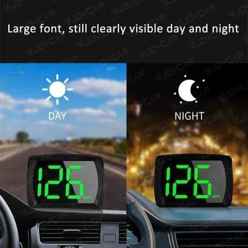 product_image_name-Generic-Compteur de Vitesse GPS Numérique Universel - Affichage Tête Haute (HUD) Haute Définition - Alarme de Survitesse - Branchement USB Plug & Play - Pour Voitures, Camions et Motos-3