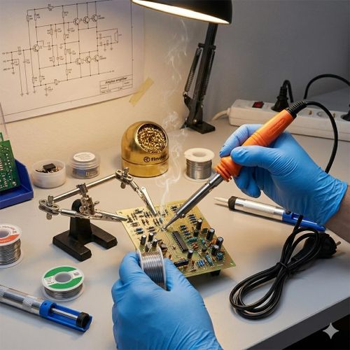 Generic FER À SOUDER ÉLECTRIQUE FINDER 80W (W08) - Qualité Supérieure & Longue Durée : L'Outil Indispensable pour l'Électronique et le Bricolage ! - image 2