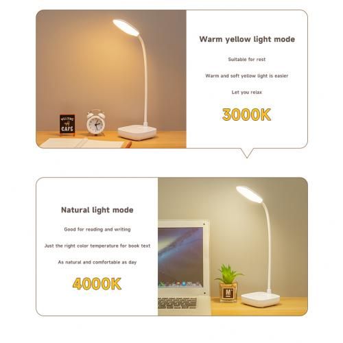 Generic Lampe LED Rechargeable Flexible 3 Modes De Couleur à Intensité  Réglable - Prix pas cher