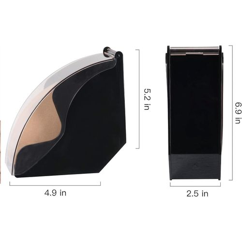 product_image_name-TodyJeyHo-Support de papier filtre à café, boîte de papier filtre à cône avec filtre à café étanche à la poussière support de distributeur de comptoir étanche à la poussière (blanc)-2