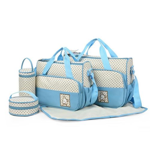 Generic Sac à langer multifonction, sac pour maman et bébé, 5 en 1 - multicolore - image 2