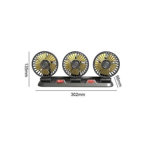 product_image_name-Generic-Offre Anniversaire Ventilateur de refroidissement de voiture, 3 têtes Pour voiture-2