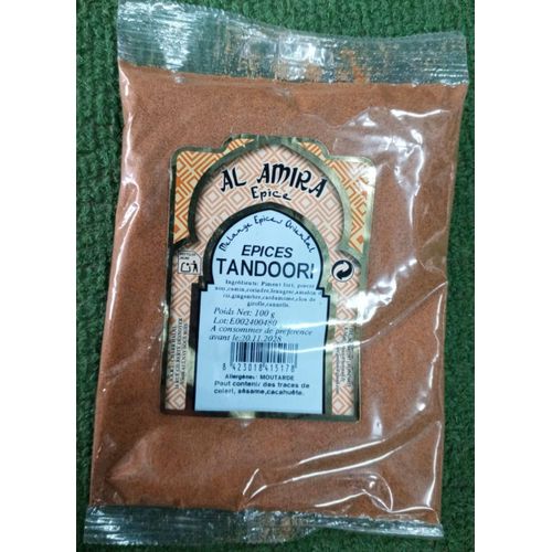 product_image_name-Generic-Epices TANDOORI, 100g , AL Amira. Pour assaisonner le poulet, le poisson, les fruits de mer grillades, curry, ragoûts. Importé de France-1