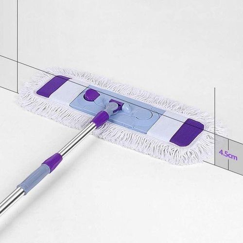 product_image_name-Generic-UNIQUE Super Vadrouille Plat Paresseux Avec Manche En Acier Inoxydable Pour Nettoyer La Poussière Et L'eau Pour Sols-7