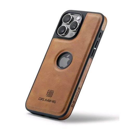 Generic Coque iphone 15 pro marron DG