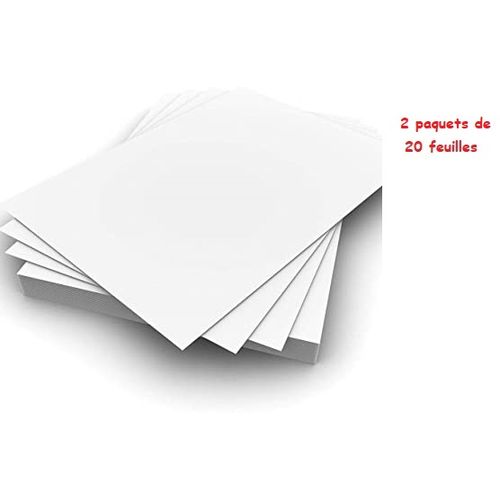 Generic Papier Photo Brillant A4 - (2 Paquets De 20 Feuilles