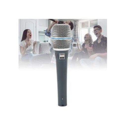 product_image_name-Generic-Puissant Microphone Filaire Professionnel à Bobine Mobile Avec Une Structure De Grille Pour La Diffusion En Direct Sur Scène, Karaoké Et Autres-1