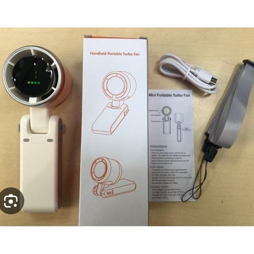 Generic Mini Ventilateur Turbo Portable et Pliable
