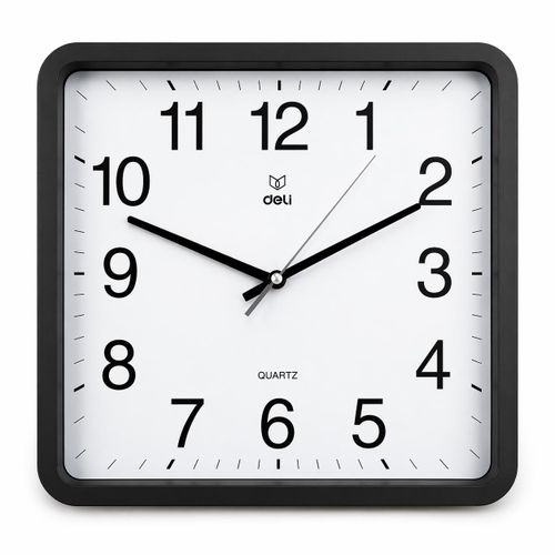 Generic Horloge Murale Carrée Quartz – Design Moderne & Lecture Facile