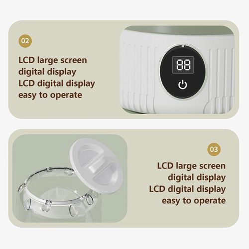 product_image_name-Generic-Machine à laver portable délicate - Mini machine à laver sans fil rechargeable 3000mAh avec mode lavage doux, adaptée pour soutiens-gorge/sous-vêtements/chaussettes - Blanc-4