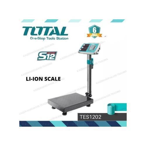 TOTAL Balance Electronique Commercial 100KG TOTAL -Noir
