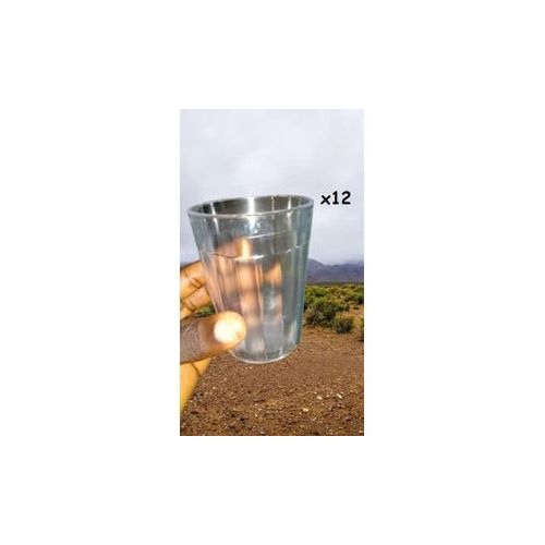 Generic Lot De 12 Verres A Eau En Plastique - Prix pas cher