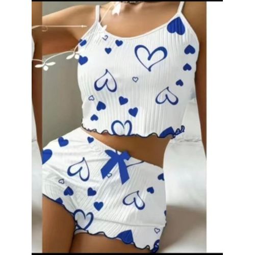 product_image_name-Fashion-Ensemble Pyjamas, vêtement de nuit confortable, Noir, blanc-4