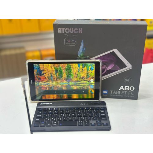 product_image_name-Atouch-Tablette Android A80 avec SIM, 8 pouces, Clavier, 64Go/4Go RAM, Couleur Rouge-1