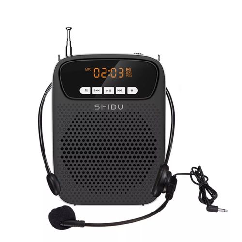 Generic Amplificateur Vocal Portable S278, Mégaphone Avec Microphone  Filaire - Noir - Prix pas cher