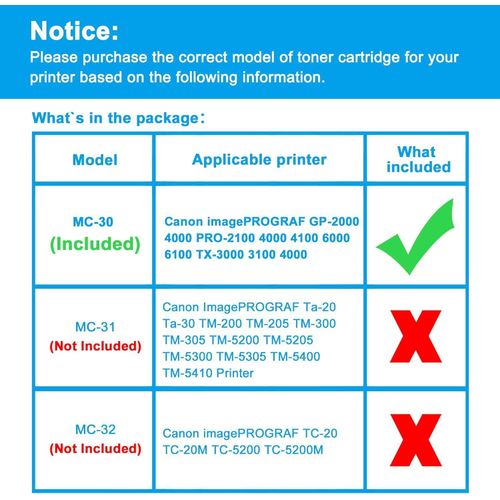 product_image_name-Lcl-MC-30 MC30 Cartouche d'encre d'entretien Cartouche de Maintenance Remplacement pour Canon imagePROGRAF GP-2000 4000 PRO-2100 4000 4100 6000 6100 TX-3000 3100 4000-2