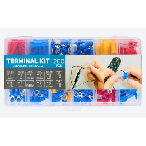 product_image_name-Generic-Boîte de raccordements électriques, 200 pcs, Terminal Kit electrical connector kit, Importé de France-1
