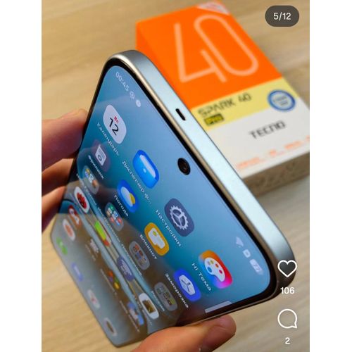 product_image_name-Tecno-Spark 40 Pro - 128 Go - 8 Go + 8 Go  16Go RAM Extensible - 6.78" - 50MP/13MP - 2 Nano Sim - 5200 mAh - CHARGE RAPIDE Mt-5