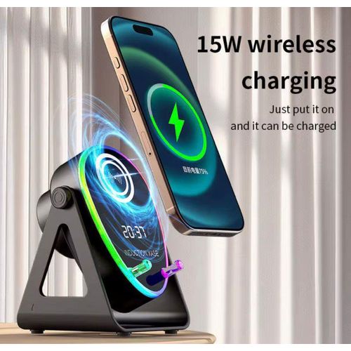 product_image_name-Generic-Enceinte Bluetooth 3 en 1 avec Support Téléphone Rotatif 360° – Induction Sans Fil-1