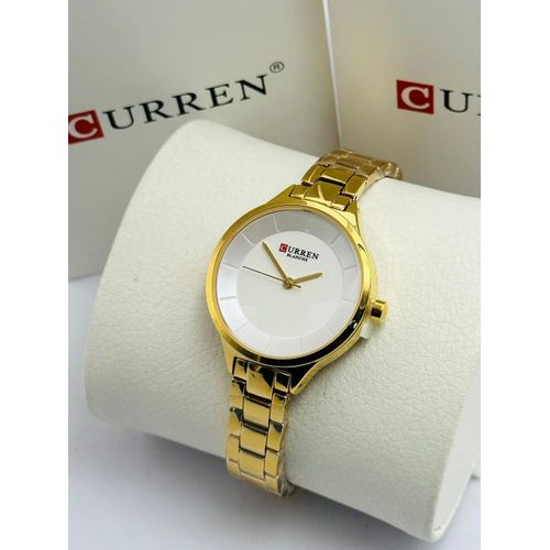product_image_name-Curren-Montre à bracelet or - cadran Blanc -1