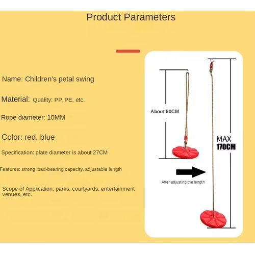 product_image_name-Generic-Balançoire Suspendue Frisbee Pour Enfants-3