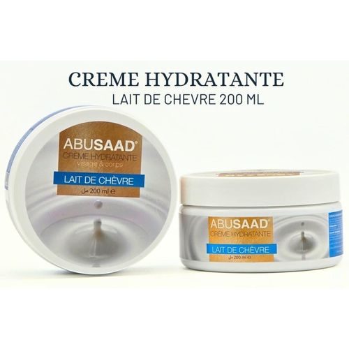 product_image_name-Generic-Crème Hydratante Visage et Corps ABUSAAD Au Lait De Chèvre 200ml Tous types De Peaux Importé De France -1