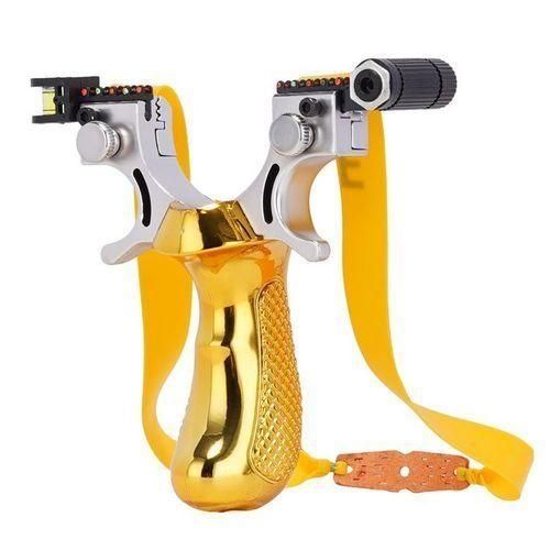 product_image_name-Generic-Ronde De Visée Laser à Haute Puissance, Pour Sports De Plein Air, Or Avec Bande élastique Verte-1