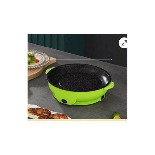 product_image_name-Generic-Super Poêle à Frire électrique Multifonction Non Collante, Gril De Cuisine Portable Antiadhésive -  22 Cm-2