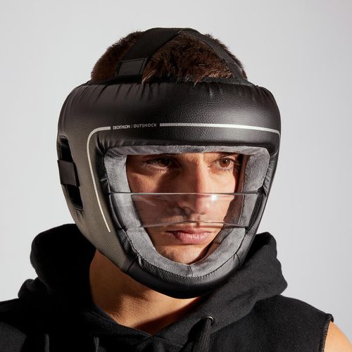 CASQUE DE BOXE ADULTE AVEC PROTECTION FACIALE intégrée - Decathlon