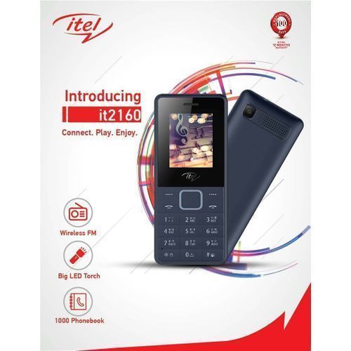product_image_name-Itel-Lot De 2 Itel 2160 - Dual SIM - Radio FM - Bluetooth - MP3 - Noir-2