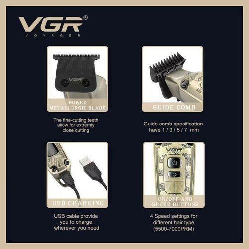 Generic Tondeuse Professionnelle Sans Fil Rechargeable - image 4