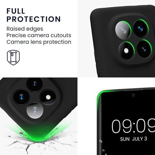 Generic Coque En Silicone Redmi Note 15 Pro Plus + 1 Antichoc 9D - Noir - image 8