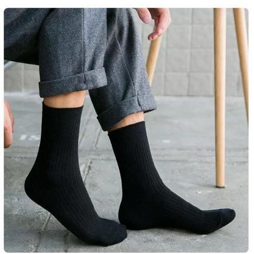 product_image_name-Berrykey-5 paires de chaussettes en coton de qualité supérieure pour hommes, printemps-automne décontractées-4