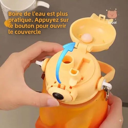 Generic Gourde en Ours 2 en 1 pour enfant - image 4