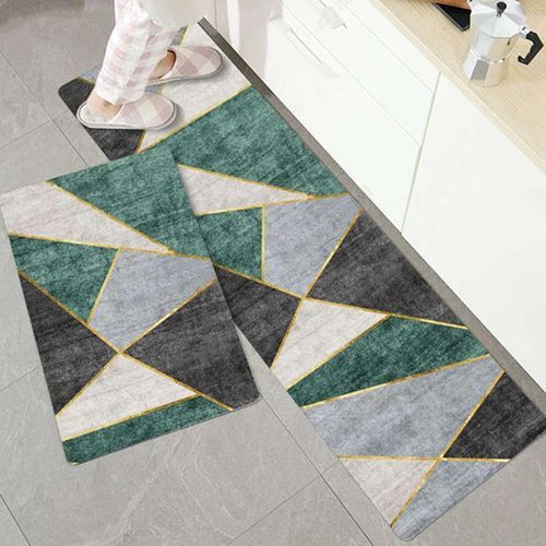 Ensemble De Tapis De Cuisine Antiderapants - Tapis Absorbant